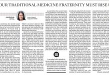 india traditional medicine fraternity new indian express