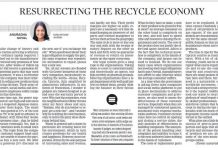 Resurrecting the Recycle Economy New Indian Express