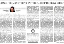 Long-from content published in New Indian Express