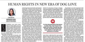 Human Rights in the era of Dog Love
