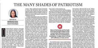 Shades of Patriortism